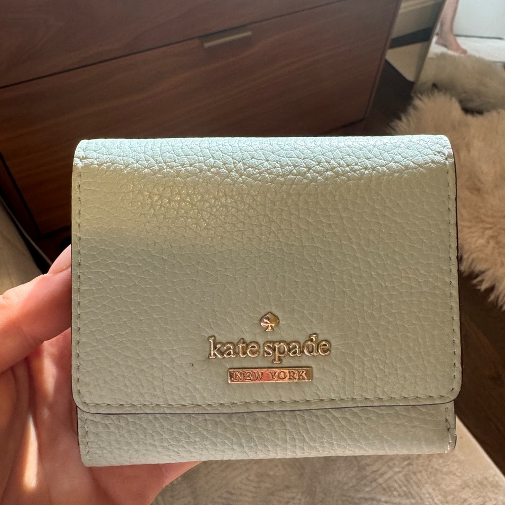 Kate Spade Leather Wallet in Light blue
